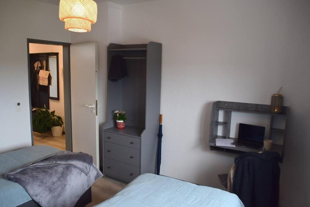 Md-5 Stadtfeld Beimsstrasse 81 - Appartement Domblick - Parkplatz - Balkon - 2Einzelbetten - Schlafsofa Магдебург Екстер'єр фото
